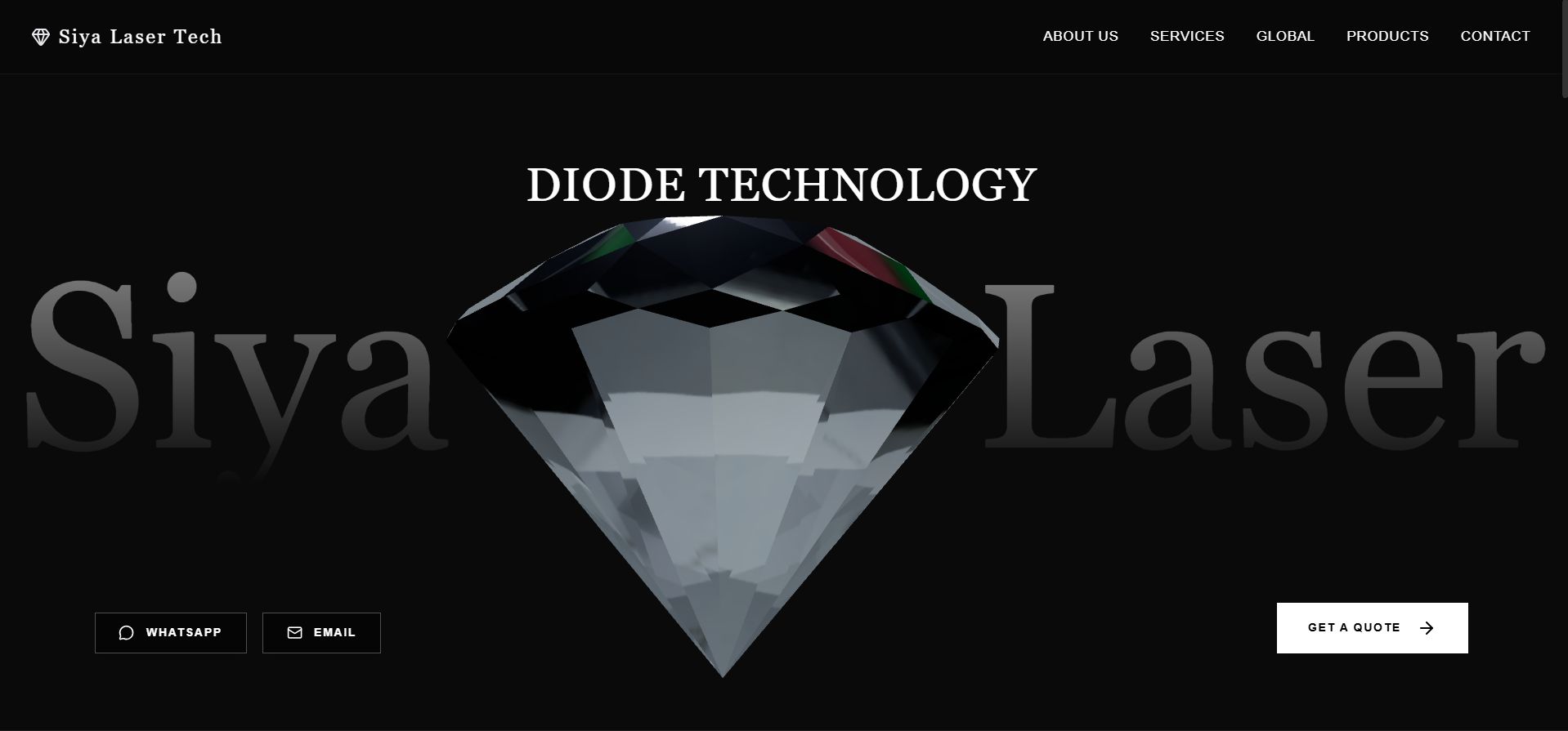 Preview of Siya Laser Tech - Static Branding Website by Veda360